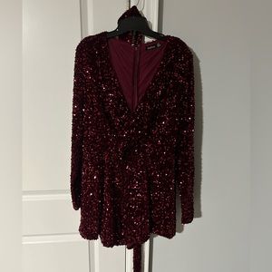 Boohoo Sequin romper *TALL*